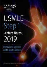 کتاب USMLE Step 1 Lecture Notes 2019 Behavioral Science and Social Sciences